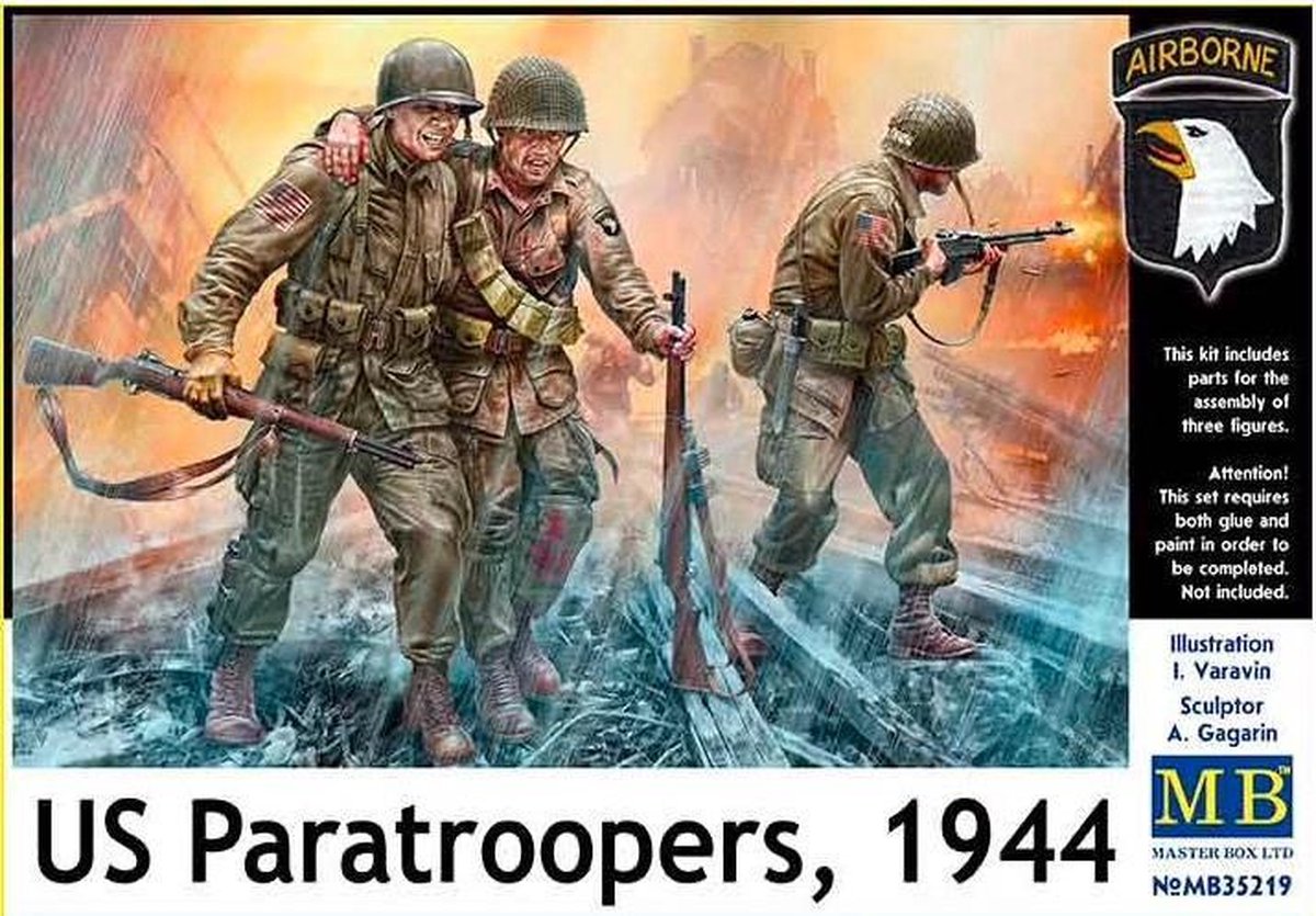MasterBox | mb35219 | US Paratroopers 1944 | 1:35